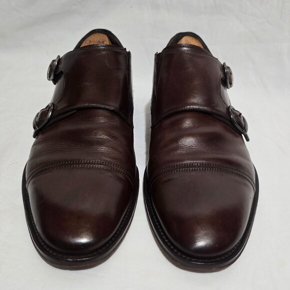 NAVYBOOT Made in Italy Double Monk Strap Shoes - Brown - 9.5US 43 EURO - Picture 2 of 9